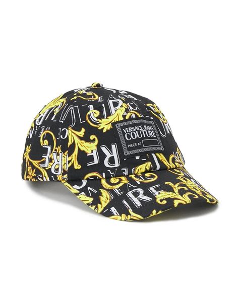 mens versace cap|Versace jeans couture cap.